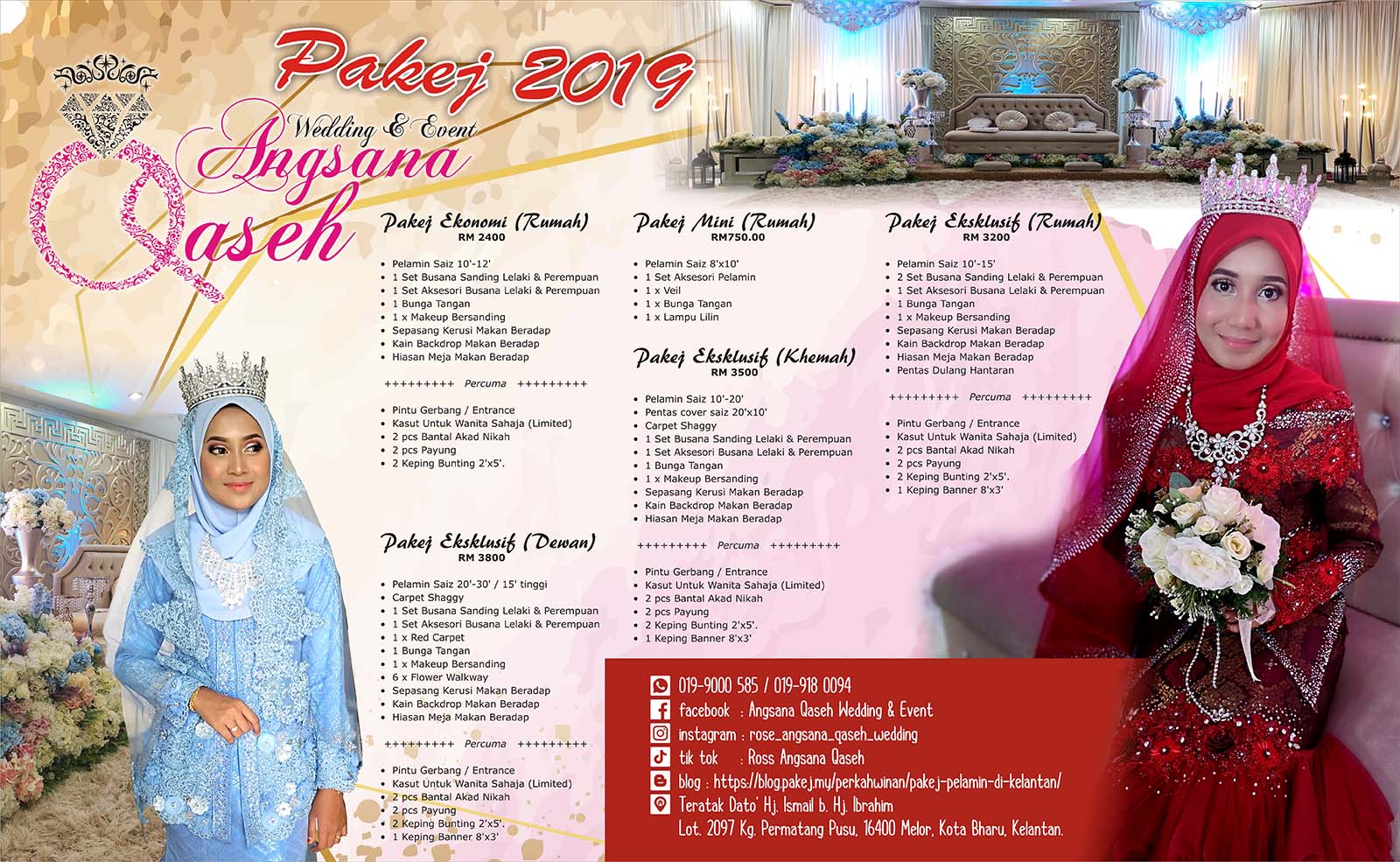 Pakej Pelamin  di Kelantan 2022 Tunang Kahwin Blog 