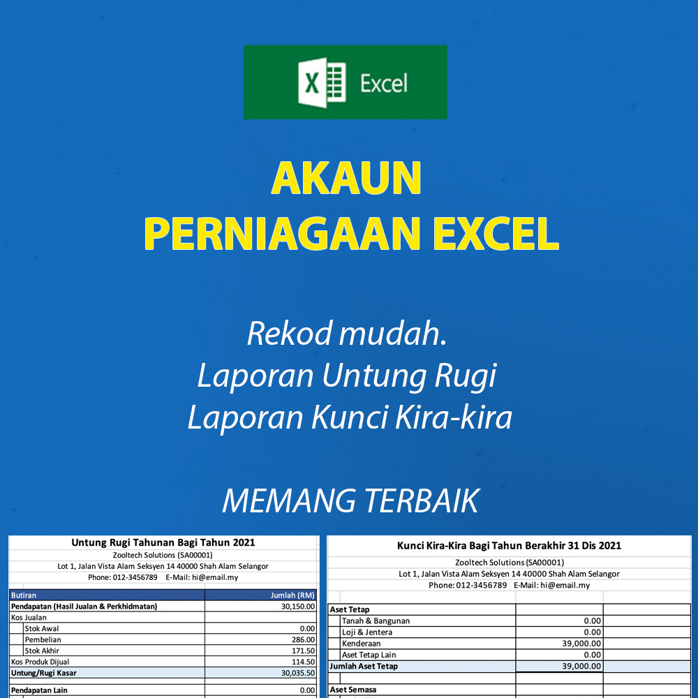 Contoh Pengurusan Kewangan Perniagaan Guna Excel Blog Pakejmy 6138