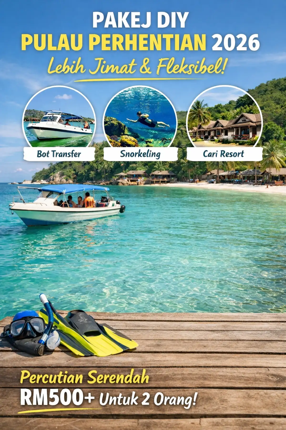 PAKEJ PULAU PERHENTIAN 2026 ( DIY Lebih Mudah & Jimat )